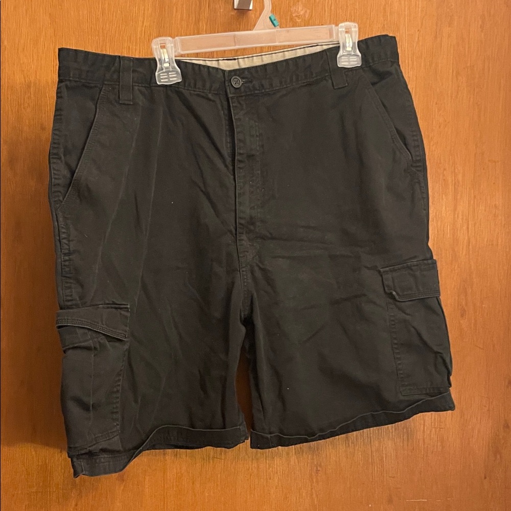 Men's Black Cargo Shorts